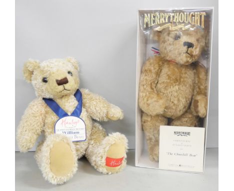 Hamleys Heritage bears, William &amp; Harry thoughts 'The Churchill Bear'
