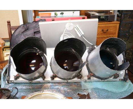 Vintage Aluminium cased Traffic lights 