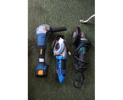 Makita Angle Grinder, Ferrex Disc Cutter and a Work Zone Grinder