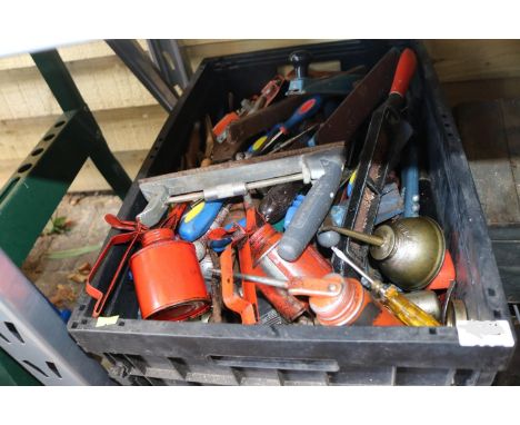 Large box of assorted Hand tools 