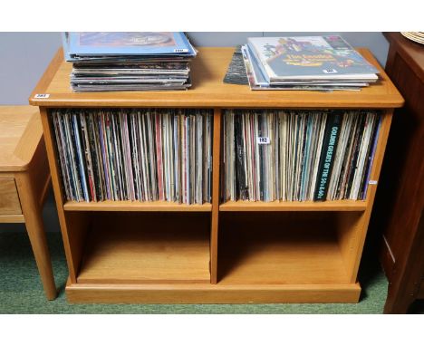 Light Oak low bookcase of 2 shelves 