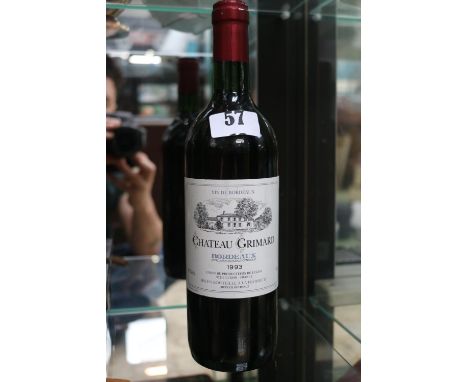 Bottle of Chateau Grimard Bordeaux 1993 750ml 