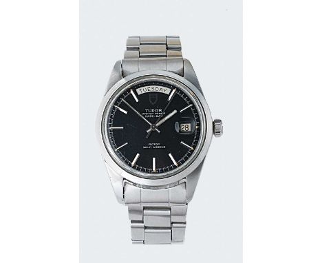 Tudor - A steel 'Oyster Prince Date+Day Jumbo' wristwatch, circa 1979, model number 70170, serial number 904617, circular bla