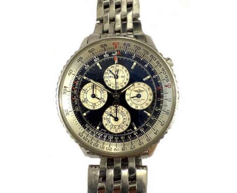 Breitling - A steel limited edition 'Navitimer' wristwatch, circa 1997, model 1461/52, reference A38022, number 978 of a limi