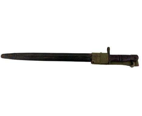 U.S.WWI bayonet and scabbard marked '18'