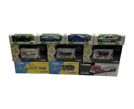 Diecast model vehicles including three Corgi Guinness limited editions, Corgi 'Guy Warrior Platform Trailer BRS 29201', Corgi