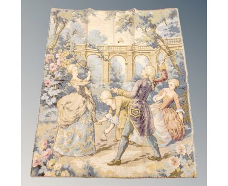 A French style tapestry 76 cm x 63 cm