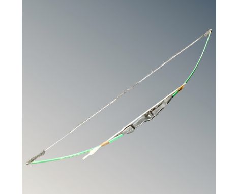 Barnett archery long bow with arrow. 