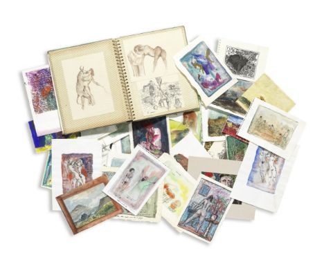 Tassaduq Sohail (Pakistani, 1930-2017)Untitled (Various) Photo Album: 31 works; Various sizes; the largest 27.1 x 20.4 cm; th