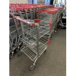 SMALL TWO-TIER SHOPPING CARTS