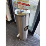 STAINLESS STEEL WIPE DISPENSERS/DISPOSAL BINS