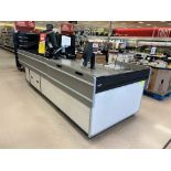 UNMARKED SINGLE BELT CHECKSTAND (NO POINT OF SALES)