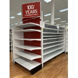 8FT OF MADIX GONDOLA SHELVING