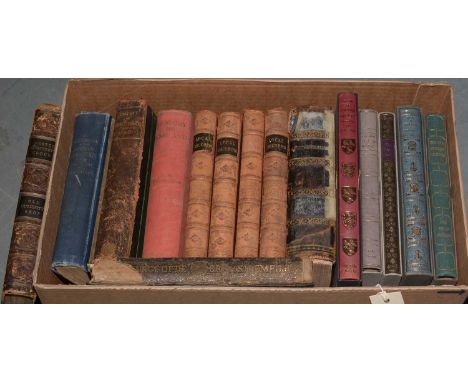 A selection of Antiquarian, Record and Folio Society books, including: History of Northumberland, by C.J. Bates, published by