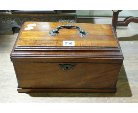A 19th Century Mahogany Tea Caddy
