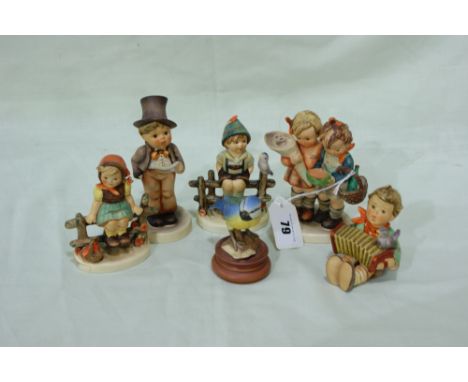 Six Various M J Hummel Figures (AF)