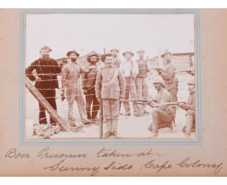 British Boer War Photograph Album, very good example of a snap shot photograph album compiled during the Boer War in South Af