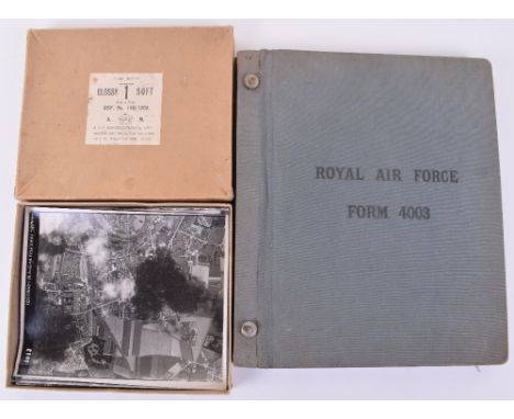 Two Sets of Royal Air Force Reconnaissance and Related Photographs, one set bound in an RAF Form 4003 album with screw-down m