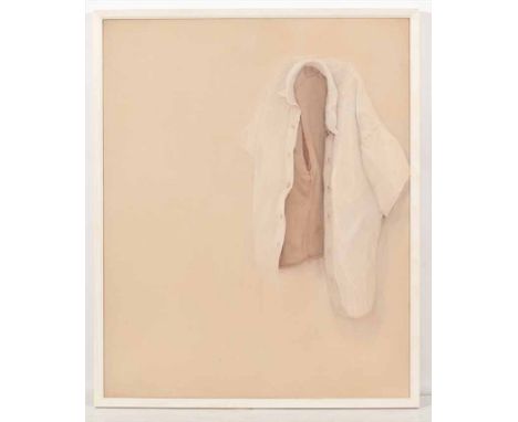 * HELEN GRAHAM (SCOTTISH),
MY SHIRT
oil on canvas
100cm x 81cm
Framed
Note: Artist's label verso