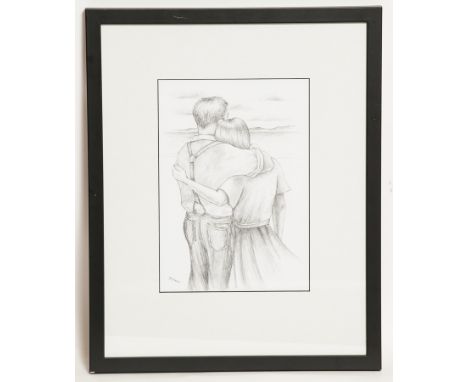 * GRAHAM MCKEAN,
THE WAY AHEAD, THE DAILY COMMUTE and A NEW PATH 
each pencil on paper, each signed
14cm x 11.5cm, 14cm x 10c