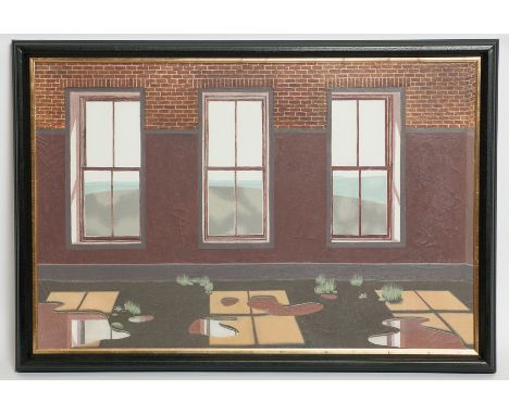 * GORDON K. MITCHELL RSA RSW RGI,
OUTSIDE IN
oil on canvas, signed
58cm x 88.5cm
Framed