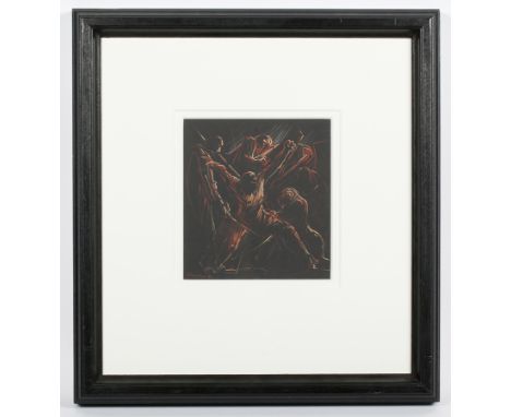 * PETER HOWSON OBE, 
ST ANDREW
pastel on paper, signed and dated '06
19.5cm x 18cm
Mounted, framed and under glass