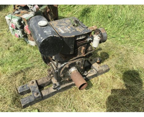 A Vintage single cylinder static engine maker Douglas of Bristol.