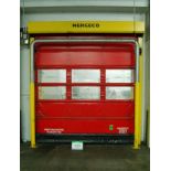 A NERGECO/BERNOS FS2 High Speed Roller Curtain Internal Door, 3.1M x 2.7M Wide Aperture, and A