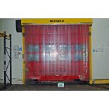 A NERGECO/BERNOS FS2 High Speed Roller Curtain Internal Door, 3.1M x 3.5M Wide Aperture and A
