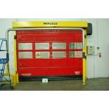 Two NERGECO/BERNOS FS2 High Speed Roller Curtain Internal Doors, each 3M x 3M Wide Aperture and 2.