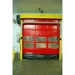 A NERGECO/BERNOS FS2 High Speed Roller Curtain Internal Door, 3M x 3M Wide Aperture with Control