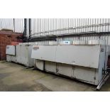 Two PROFROID INDUSTRIES Model CR8HZS45Z 4-Fan Chiller Condenser Units, Serial Nos. 982070, 982050 (