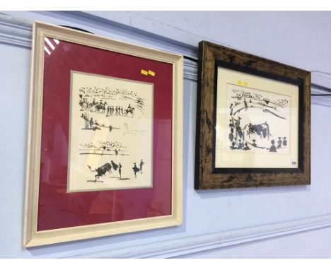 Two prints, after Picasso