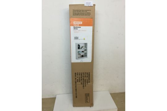 Brand New Homebase Bookcase White Rrp 39 99