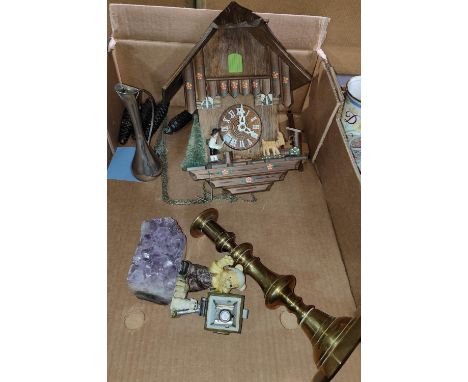 A cuckoo clock etc. 