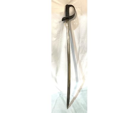 A British 1890 Pattern Cavalry trooper's sword, no scabbard, stamped WD Solingen, full length 101cm, blade 87cm 