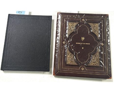 John Hilton:&nbsp; testimonial from the Borough of Stalybridge, 4 pages illuminated on vellum, 1898; a manuscript diary of va