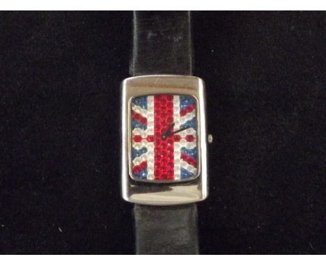 Union Jack Fossil Wristwatch