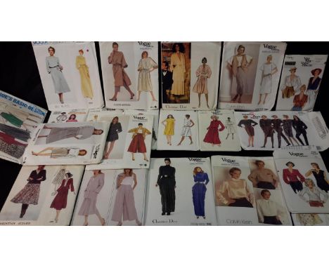 A collection of vintage Vogue Paris & American designs such as Christian Dior, Calvin Klein & Claudia Montana