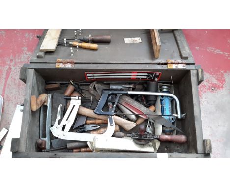 The military box containing tools