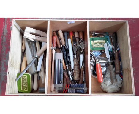 The crate of vintage & modern tools 