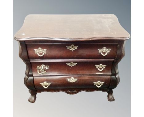 A fall fronted cabinet fitted a drawer in the style of a Dutch commode chest 