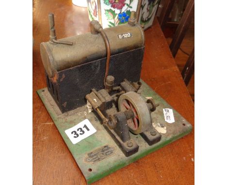 A Signalling Equipment Ltd. stationary steam engine model
