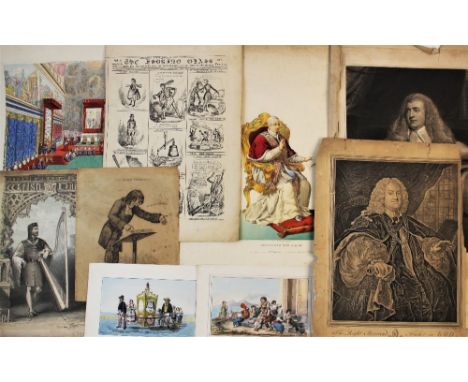 After Giovanni Battista Cipriani (1727-1785),  Three etchings on paper engraved by Francesco Bartolozzi (1727-1815),  'The Ba