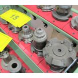 LOT OF (5) CAT 50 TOOL HOLDERS