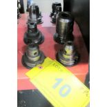 LOT OF (8) CAT 40 TOOL HOLDERS