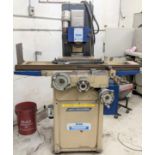 REID HF MANUAL SURFACE GRINDER, 6” X 18” MAGNETIC SURFACE PLATE, S/N 22106