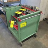 CAT 50 TOOL HOLDER CART W/ 20-SLOTS (NO CONTENTS)
