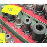 LOT OF (5) CAT 50 TOOL HOLDERS