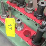 LOT OF (5) CAT 50 TOOL HOLDERS